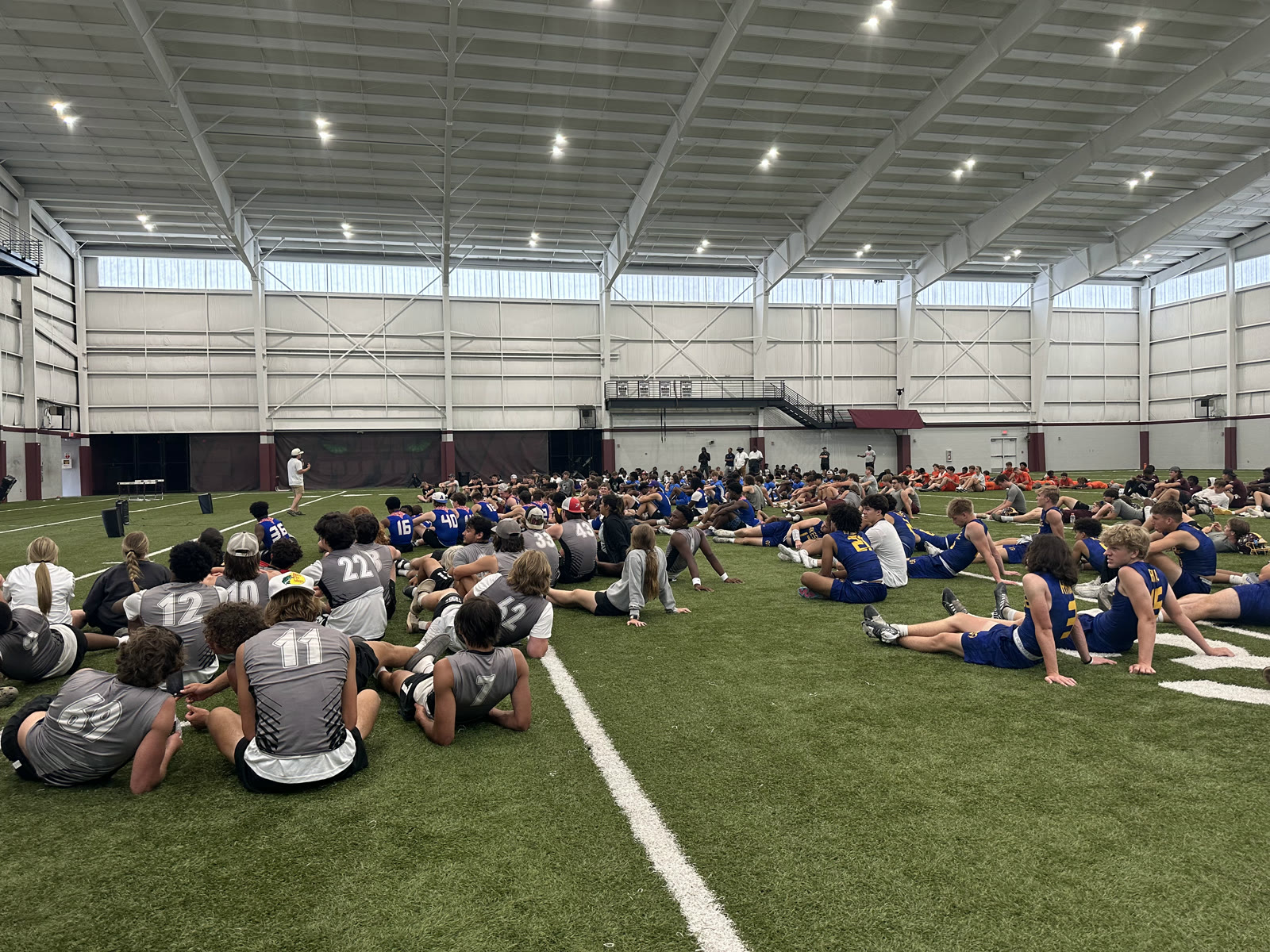 Saline River FCA student athletes gathered together in Arkansas